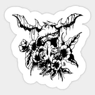 Wendigo Art Sticker